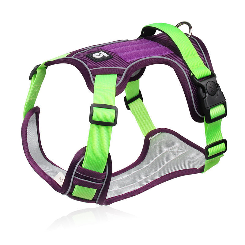 No Pull Dog Harness with Leash & Collar LED