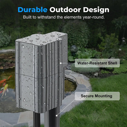 ☀️🐟 Solar Powered Pond Aerator with Air Pump – Easy Installation, No Wiring Required for Fish Ponds & Water Gardens 💦