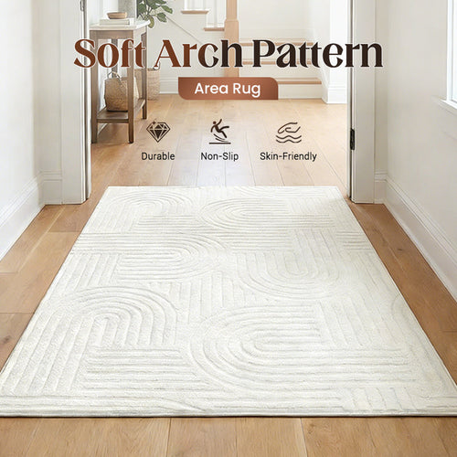 Soft Arch Pattern Area Rug