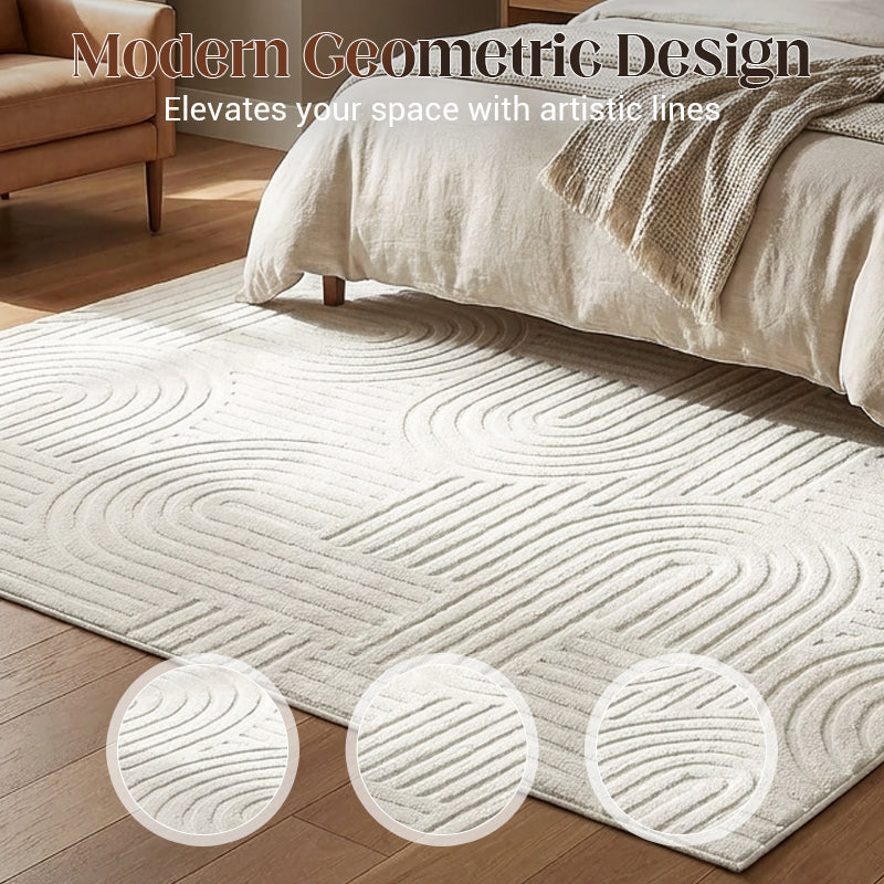 Soft Arch Pattern Area Rug