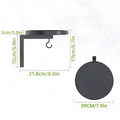 🏡Limited-Time 50% Off – Wall-Mounted Metal Bird Bath – Bronze Finish 🐦🧱🛁