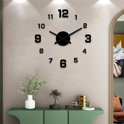 ⭐️⏰3D DIY Luminous Acrylic Wall Clock Set