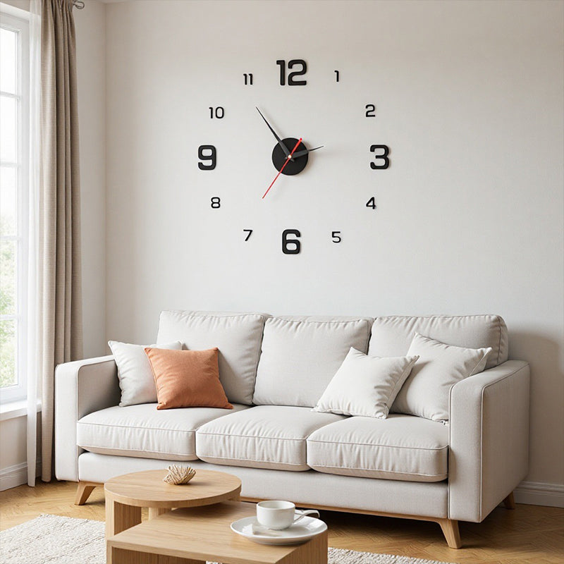 ⭐️⏰3D DIY Luminous Acrylic Wall Clock Set