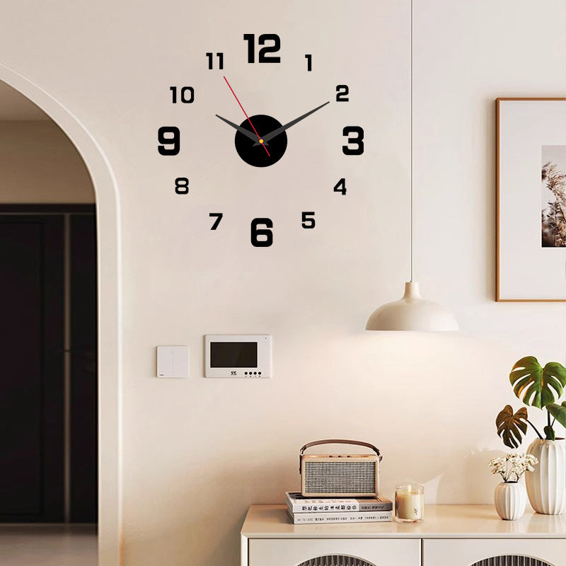 ⭐️⏰3D DIY Luminous Acrylic Wall Clock Set