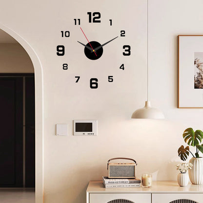 ⭐️⏰3D DIY Luminous Acrylic Wall Clock Set