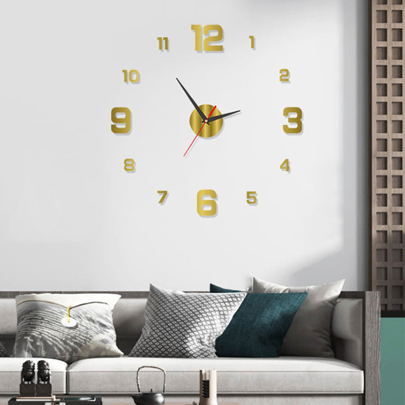 ⭐️⏰3D DIY Luminous Acrylic Wall Clock Set