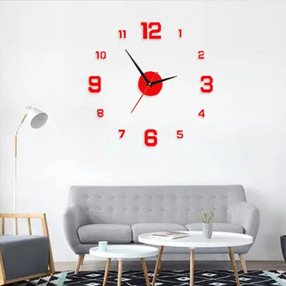 ⭐️⏰3D DIY Luminous Acrylic Wall Clock Set