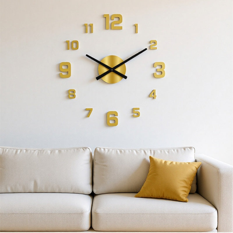 ⭐️⏰3D DIY Luminous Acrylic Wall Clock Set