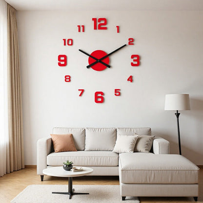 ⭐️⏰3D DIY Luminous Acrylic Wall Clock Set
