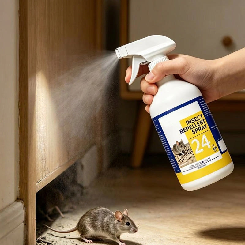 ✨ All-Purpose Non-Toxic Rodent Repellent Spray – Safe Indoor Mouse & Rat Deterrent for Home