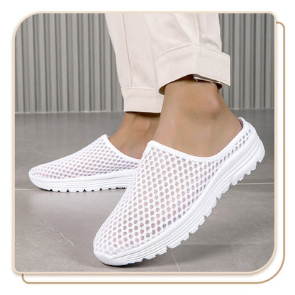 Breathable Mesh Comfort Slippers – Lightweight, Casual Slip-On Shoes for Everyday Wear