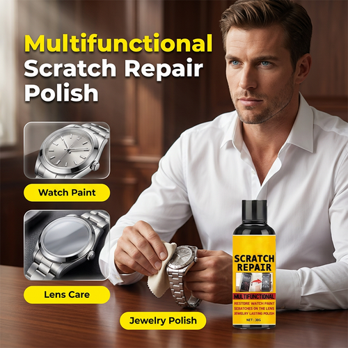 ✨ Multifunctional Scratch Repair Polish – Polishing Paste for Light Surface Marks on Watches, Jewelry & Metal