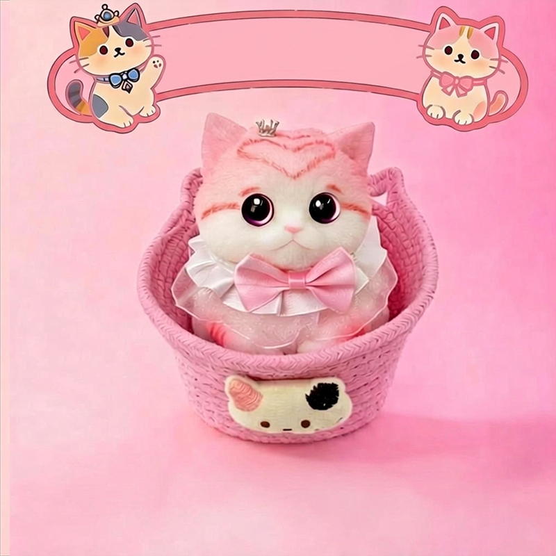 Squishy Cat Plush Toy – Soft Slow-Rebound Stress Relief Companion