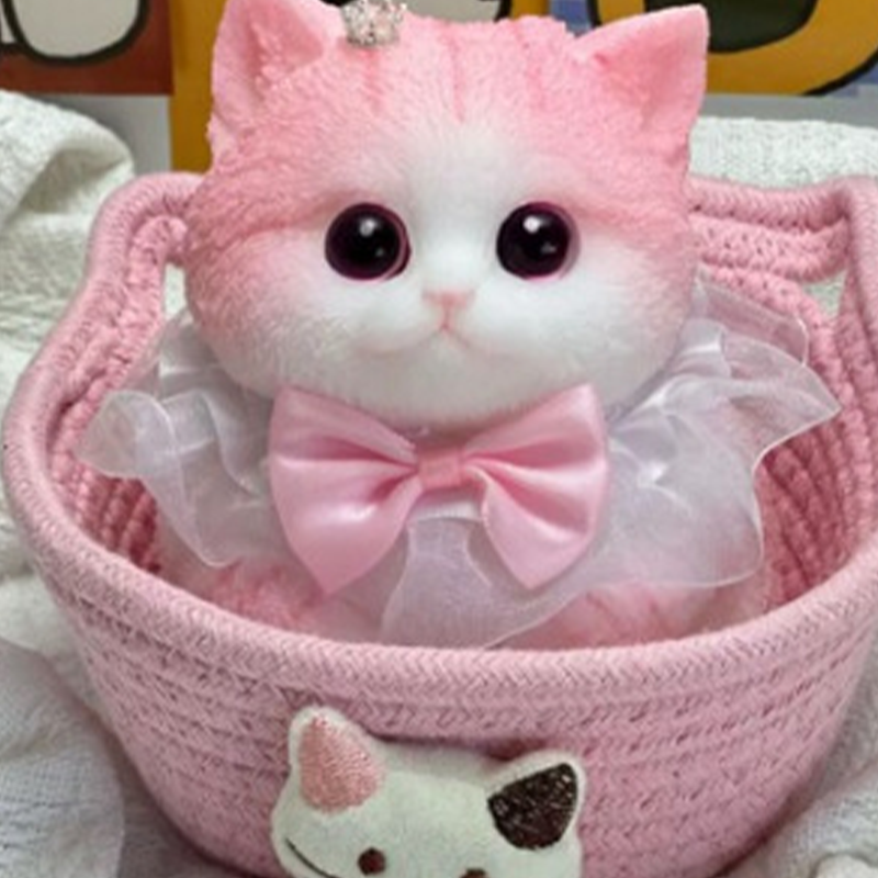 Squishy Cat Plush Toy – Soft Slow-Rebound Stress Relief Companion