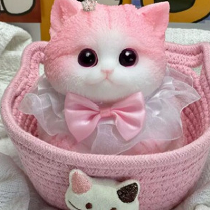 Squishy Cat Plush Toy – Soft Slow-Rebound Stress Relief Companion