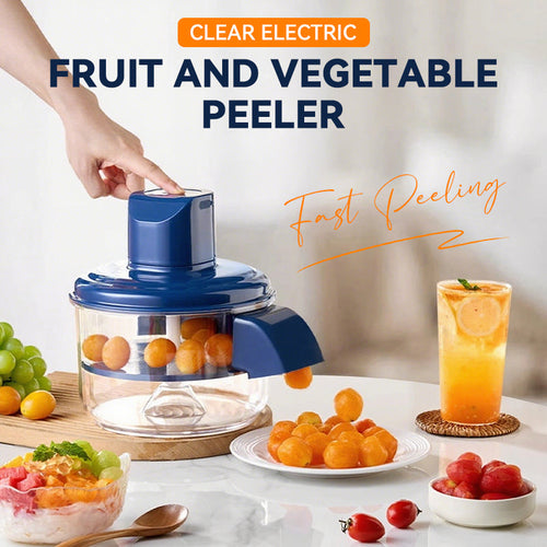 Transparent Electric Fruit and Vegetable Peeler