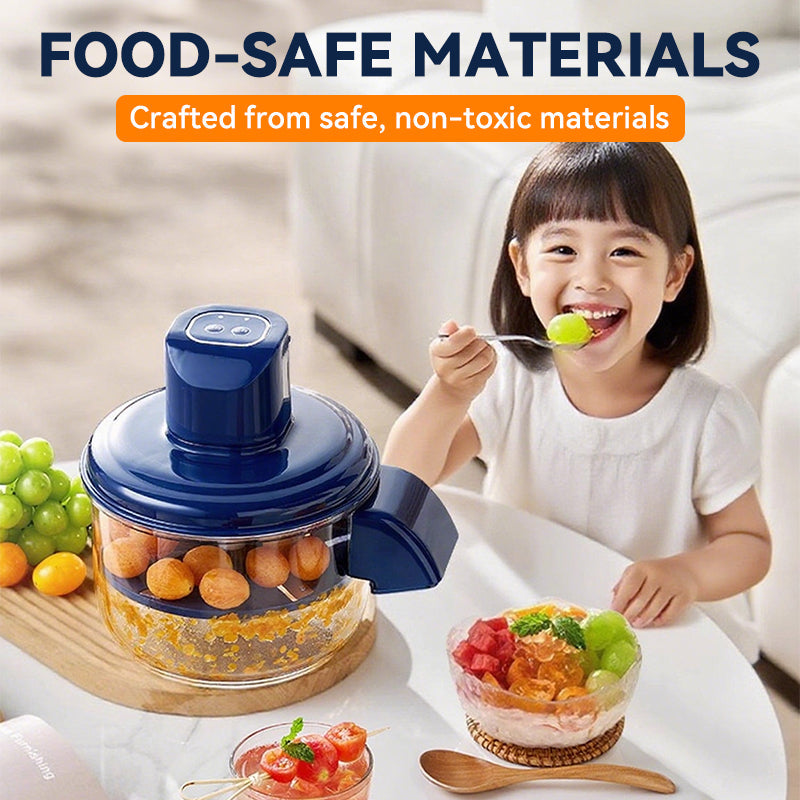 Transparent Electric Fruit and Vegetable Peeler