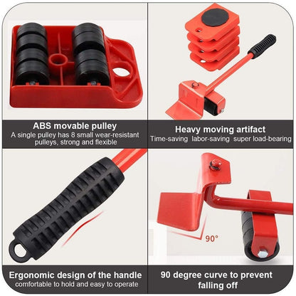 🛋️ Now at half price! 🔄 The ultimate furniture-moving tool—features 360° rotation and a load capacity of up to 800 lbs. 🏠