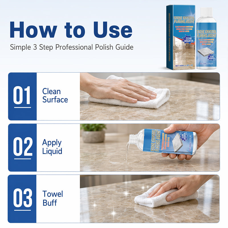 ⭐️Marble Cleaning and Polishing Agent – 100ml Stone Surface Care