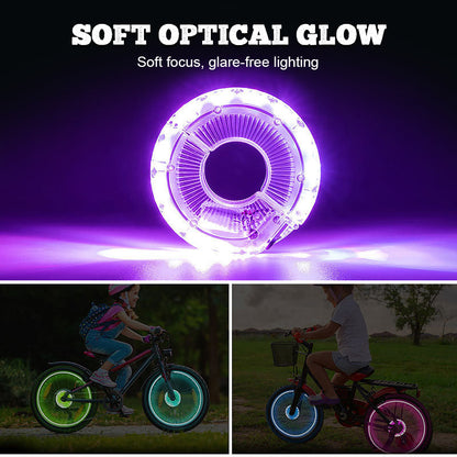 Colorful Bike Wheel Hub Light