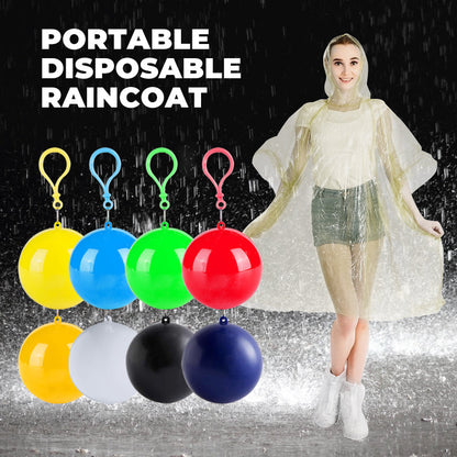 🔥Mini Ball Shape Disposable Raincoat