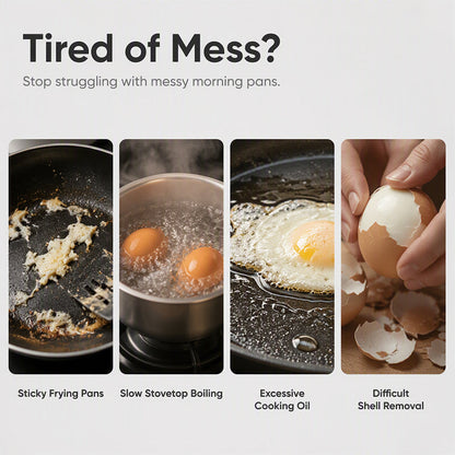 🥳 2026 SALE 🥳💞 50K+ SOLD!   Microwave Egg Cooker — Dual-cavity, non-stick, and easy to clean. A healthier alternative to frying — stock up and save! 🏠✅