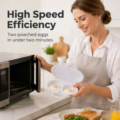🥳 2026 SALE 🥳💞 50K+ SOLD!   Microwave Egg Cooker — Dual-cavity, non-stick, and easy to clean. A healthier alternative to frying — stock up and save! 🏠✅