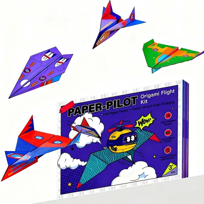 📢📢49% OFF !! — Over 32 700 Sold!🔥 Creative DIY Paper Airplane Set For Kids