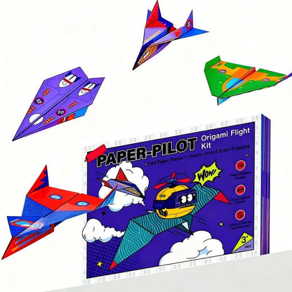 📢📢49% OFF !! — Over 32 700 Sold!🔥 Creative DIY Paper Airplane Set For Kids