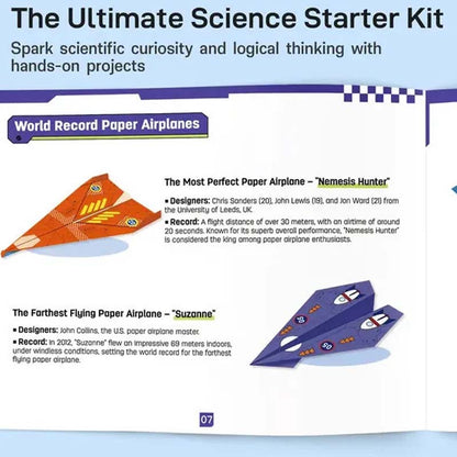 📢📢49% OFF !! — Over 32 700 Sold!🔥 Creative DIY Paper Airplane Set For Kids
