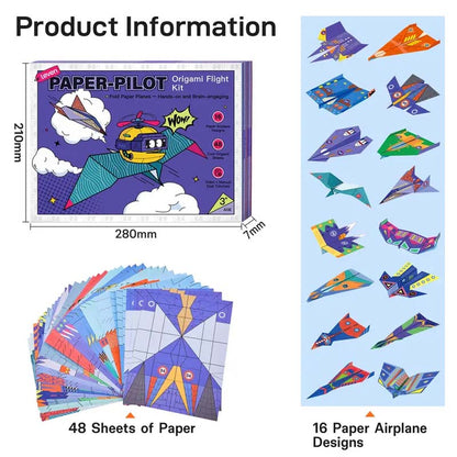 📢📢49% OFF !! — Over 32 700 Sold!🔥 Creative DIY Paper Airplane Set For Kids