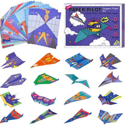 📢📢49% OFF !! — Over 32 700 Sold!🔥 Creative DIY Paper Airplane Set For Kids