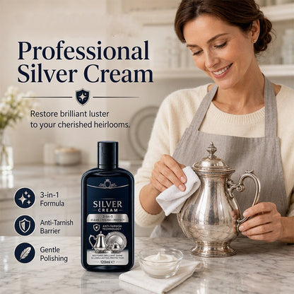 ✨ Silver Polish Cream – Anti-Tarnish Cleaner & Shine Restorer