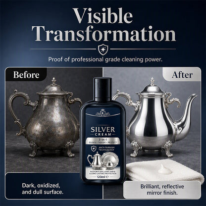 ✨ Silver Polish Cream – Anti-Tarnish Cleaner & Shine Restorer