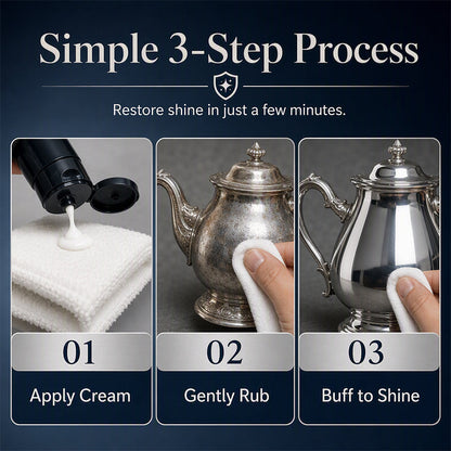 ✨ Silver Polish Cream – Anti-Tarnish Cleaner & Shine Restorer
