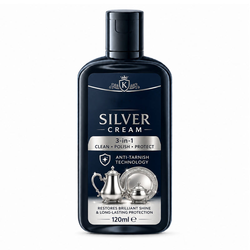 ✨ Silver Polish Cream – Anti-Tarnish Cleaner & Shine Restorer