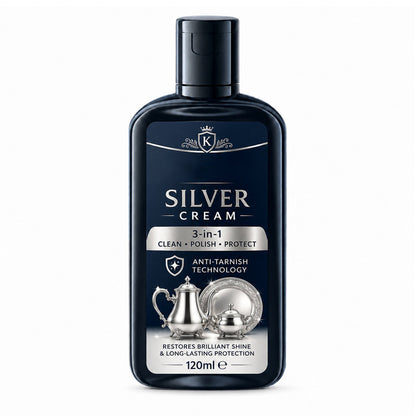 ✨ Silver Polish Cream – Anti-Tarnish Cleaner & Shine Restorer