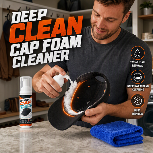 🎁No-Rinse Baseball Cap Foam Cleaner