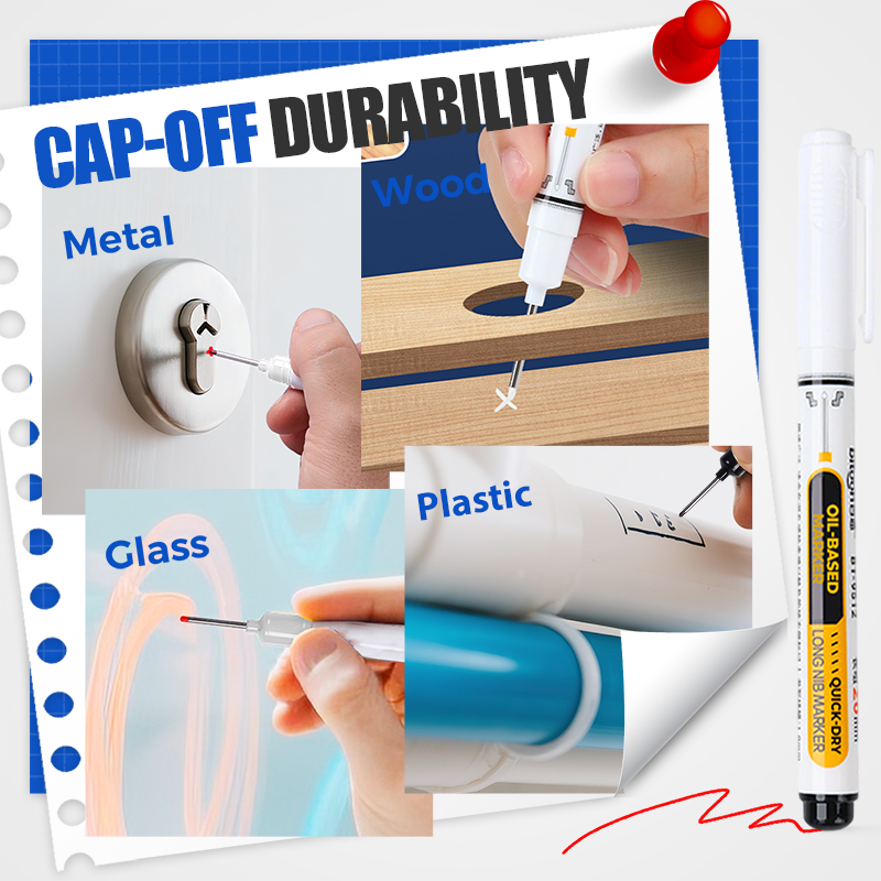 Precision Tip Quick-Dry Oil-Based Marker Pen
