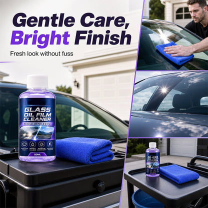 🔥 Limited-Time Offer – Car Glass Oil Film Cleaner . Removes oil film, grime, and stains from windshields and car windows, restoring crystal-clear visibility.