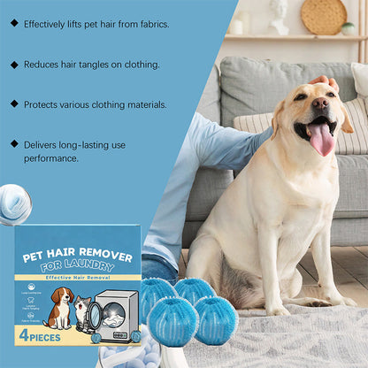 🐾 Reusable Pet Hair Laundry Balls – Catch Fur Without Snagging Clothes