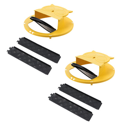 🐭 Automatic Reset Flip-Lid Mouse Trap – Reusable Hands-Free Rodent Catcher