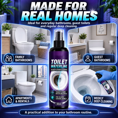 🚽 Toilet Bowl Waterline Cleaner – Tackles Dark Rings & Limescale Buildup