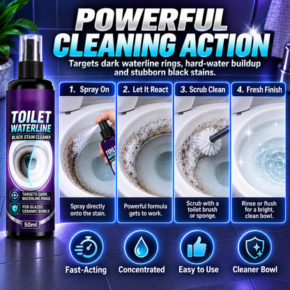 🚽 Toilet Bowl Waterline Cleaner – Tackles Dark Rings & Limescale Buildup