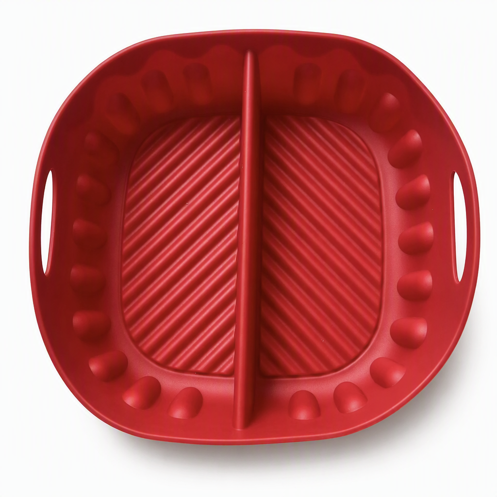 ⭐️Reusable Divided Air Fryer Silicone Liner