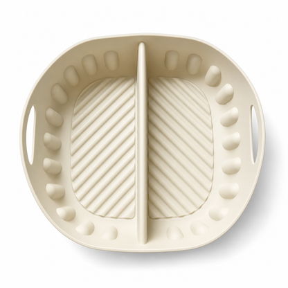 ⭐️Reusable Divided Air Fryer Silicone Liner