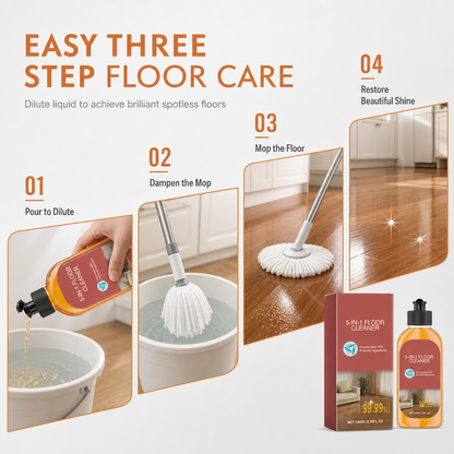 📢📢40% OFF !! ⏰Floor Cleaner Liquid for Tile Floor Care & Stain Removal