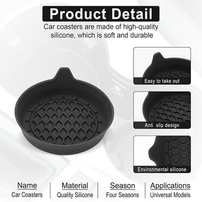 Car Cup Holder Silicone Coaster