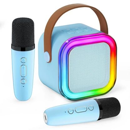🎤 Mini Karaoke Machine for Kids – Portable Speaker with Wireless Microphones