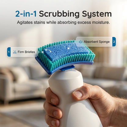 🧼 No-Rinse Carpet & Sofa Cleaner – Upholstery Cleaner with Built-In Brush